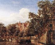 HEYDEN, Jan van der View of the Herengracht, Amsterdam Spain oil painting artist